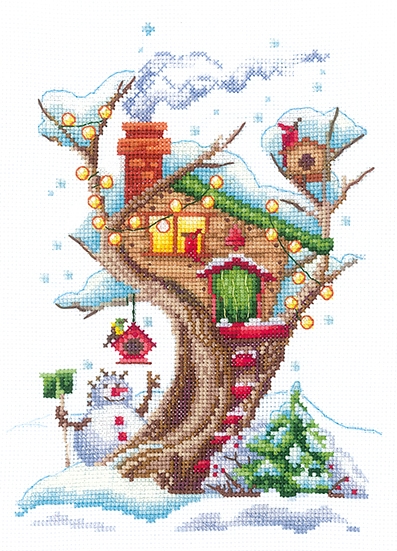 Houses In The Trees - Winter